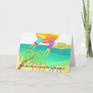 Tarjeta Congrats en boda