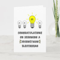 Congrats en hacer un electricista del oficial
