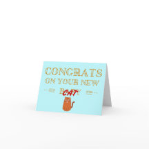 ¡Congrats en su nuevo b-gato!