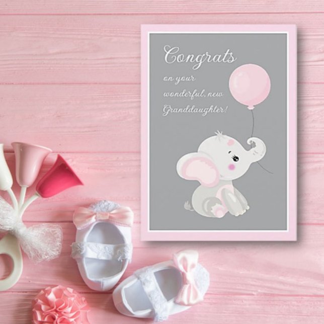 Tarjeta Congrats! New Granddaughter greeting card (Subido por el creador)