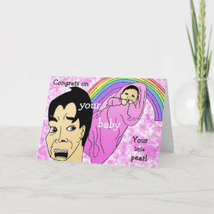 Tarjeta Congrats on your baby girl