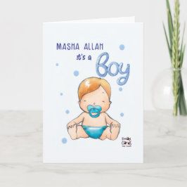 Tarjeta Congratulations - Cute Baby Boy