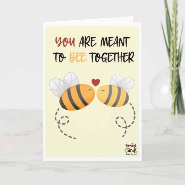 Tarjeta Congratulations - Cute Wedding (Anverso)