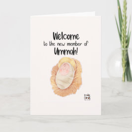 Tarjeta Congratulations - Muslim New Born
