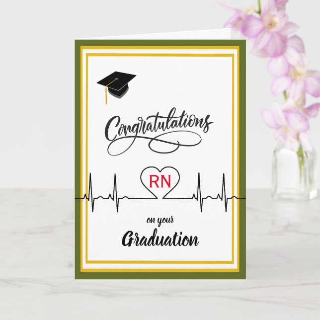 Tarjeta Congratulations to Nurse on their Graduation (Orquídea)