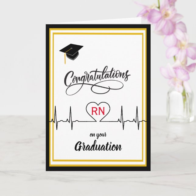 Tarjeta Congratulations to Nurse on their Graduation (Orquídea)