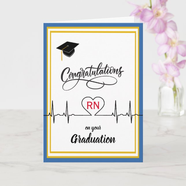 Tarjeta Congratulations to Nurse on their Graduation (Orquídea)