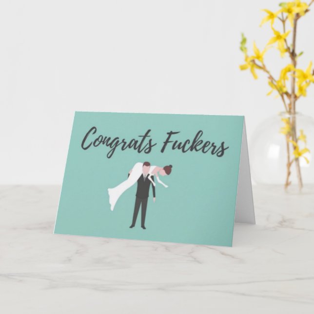Tarjeta Congratulations Wedding Greeting Card (flor amarilla)