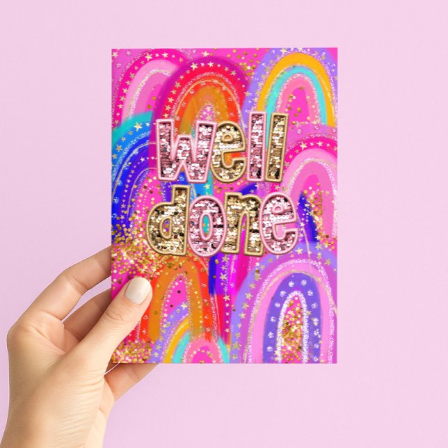 Tarjeta Congratulations Well Done (Subido por el creador)