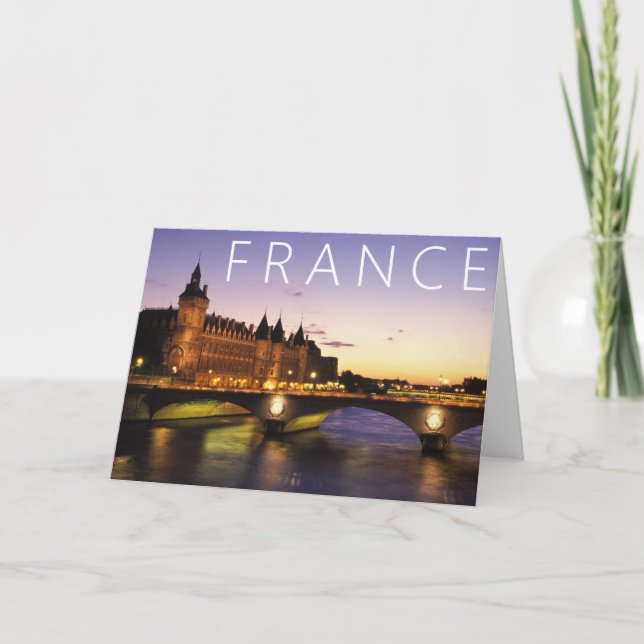 Tarjeta Congreso | París, Francia | Feliz Cumpleaños (Anverso)