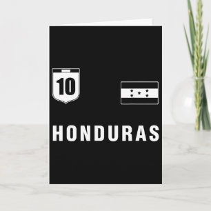 Tarjeta Conjunto de Honduras Azul Ropa de Honduras Diseño 