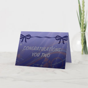 Tarjeta Conjunto de Remolinos, Estrellas y Lazos