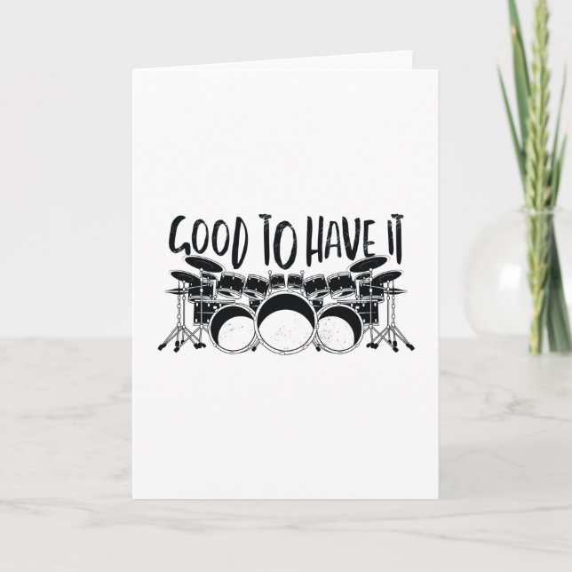 Tarjeta Conjunto de tambores (Anverso)