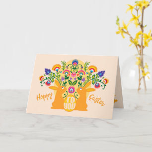 Tarjeta Conjuntos de 🐰 amarillo con Personalizado táctil 