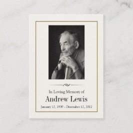 Tarjeta conmemorativa