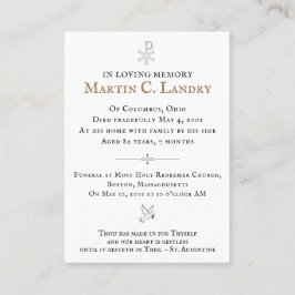 Tarjeta conmemorativa