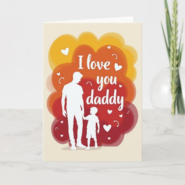 Tarjeta conmemorativa Ama a Papá (Anverso)