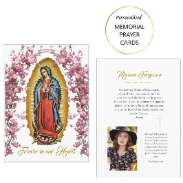 Tarjeta conmemorativa católica arca con flor rosa