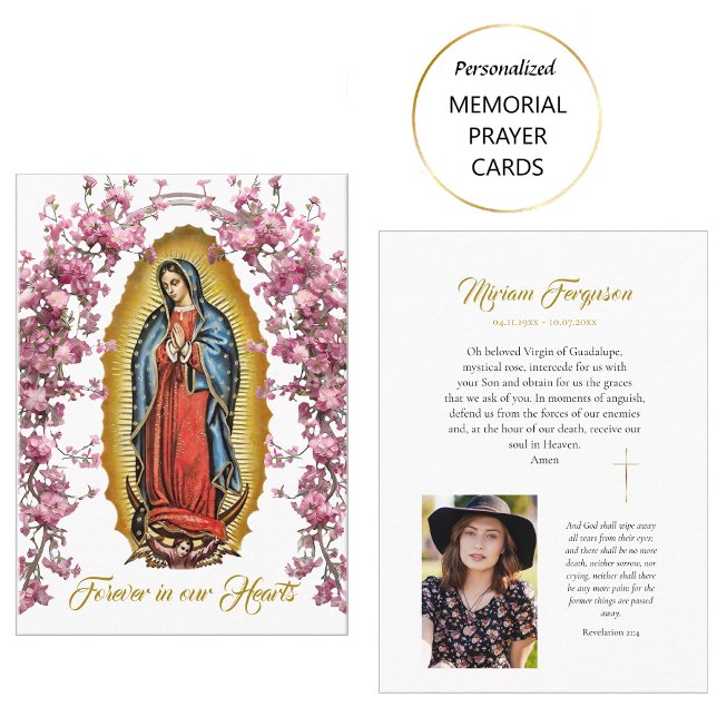 Tarjeta conmemorativa católica arca con flor rosa (Subido por el creador)