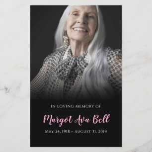 Tarjeta conmemorativa clásica negra y rosa   5,5 x