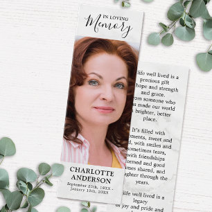 Tarjeta conmemorativa conmemorativa moderna Marcad