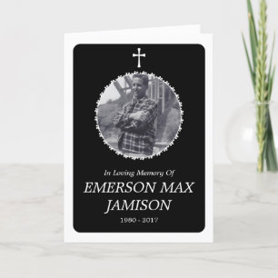 tarjeta conmemorativa: cruz