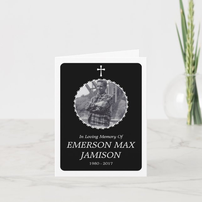 tarjeta conmemorativa : cruz elegante (Anverso)