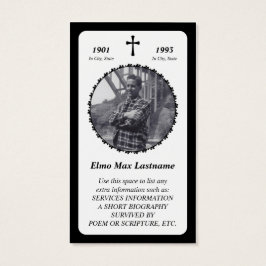 tarjeta conmemorativa . cruz elegante
