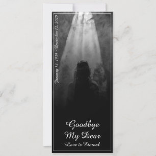 Tarjeta conmemorativa de despedida - Hacia la Luz