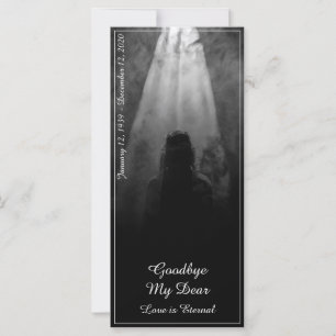 Tarjeta conmemorativa de despedida - Hacia la Luz