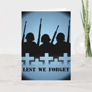 Tarjeta conmemorativa de guerra personalizada para