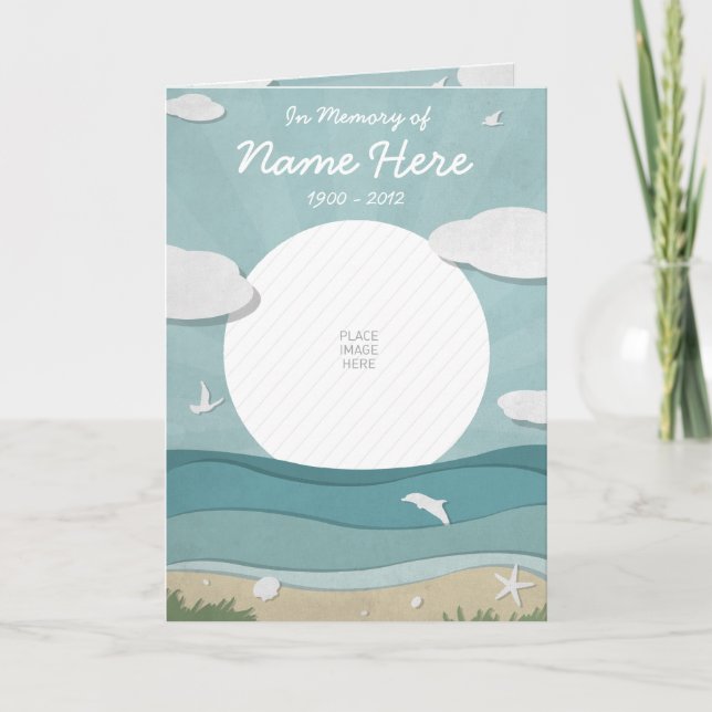 Tarjeta conmemorativa de la alegría del océano/Pro (Anverso)