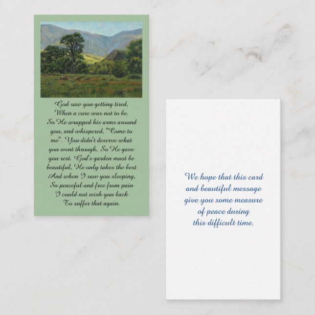 Tarjeta conmemorativa de la celebración de la pint (Anverso / Reverso)