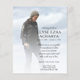 tarjeta conmemorativa de la foto del lado izquierd