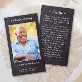 Tarjeta conmemorativa de la oración de la simpatía