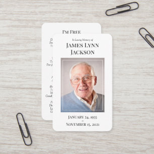 Tarjeta conmemorativa de oraciones fotográficas - 