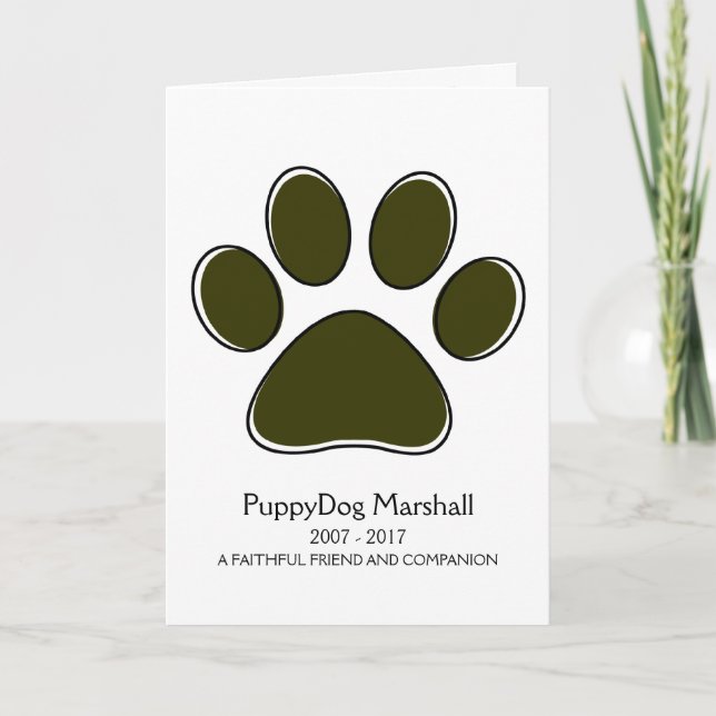 tarjeta conmemorativa de pérdida de mascota de la  (Anverso)
