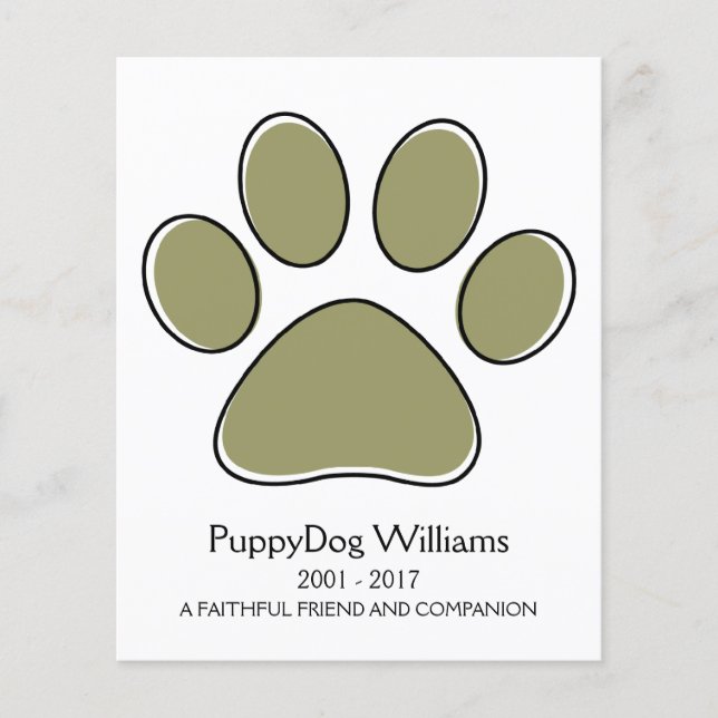 tarjeta conmemorativa de pérdida de mascota de la  (Anverso)