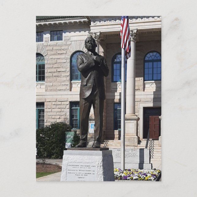 Tarjeta conmemorativa del congresista John Lewis (Anverso)