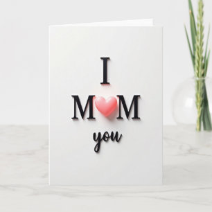 Tarjeta conmemorativa del Día de las Madres Lumino