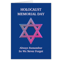 Tarjeta conmemorativa del Día del Recuerdo del Hol