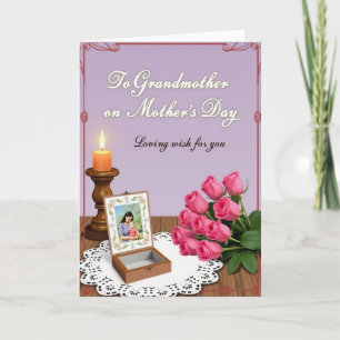 Tarjeta conmemorativa del dulce Día de la Madre