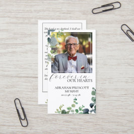 Tarjeta conmemorativa Eucalyptus Photo Memorial