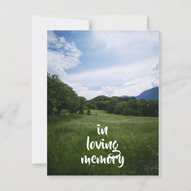 tarjeta conmemorativa field and sky 2 (Anverso)