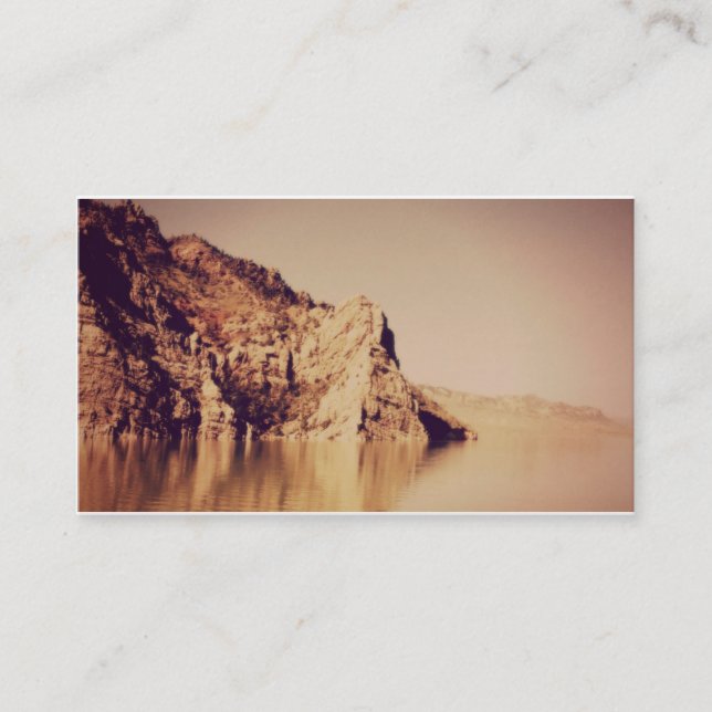 Tarjeta conmemorativa fúnebre del agua nostálgica (Anverso)