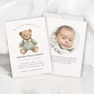 Tarjeta conmemorativa infantil "En memoria cariños