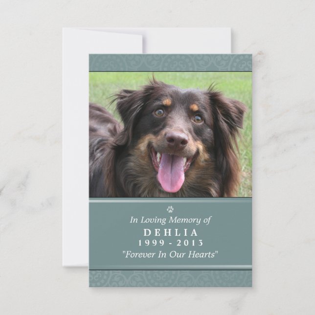 Tarjeta conmemorativa mascota 3.5x5 Verde azulada  (Anverso)