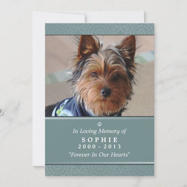 Tarjeta conmemorativa mascota 5x7 Poema del Jardín (Anverso)