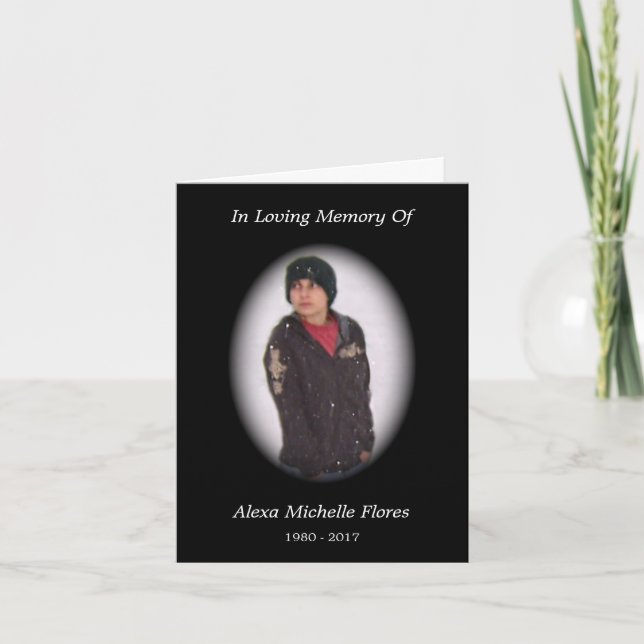 tarjeta conmemorativa (negro) (Anverso)