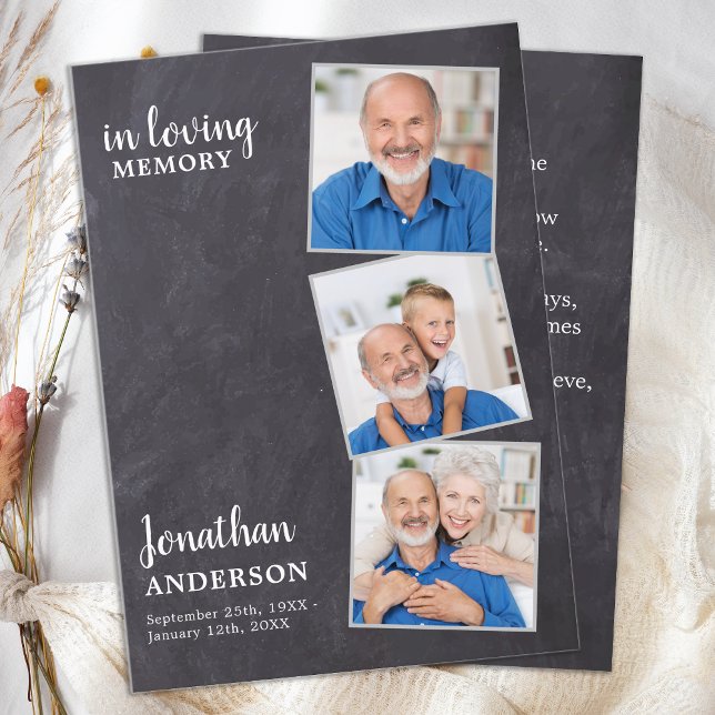 Tarjeta conmemorativa para la oración de funerales (Subido por el creador)